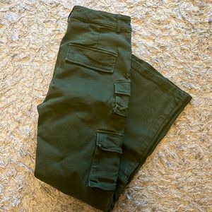 Altar’d State green cargo/safari pants with pockets